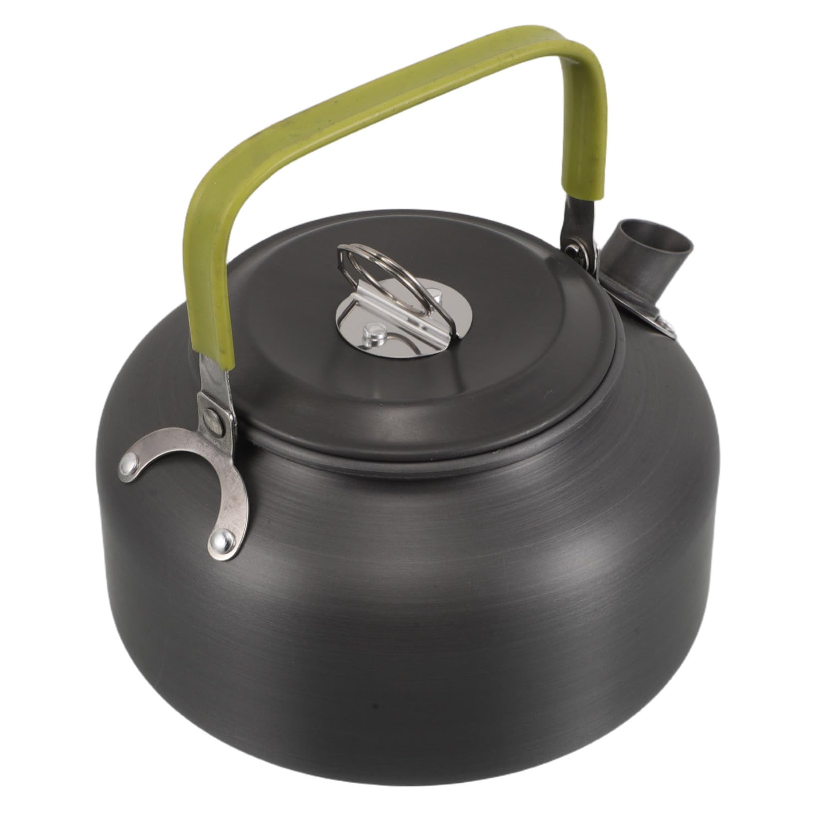 Abaodam Portable Outdoor Tea Kettle Aluminum Alloy Camping Water Boiler for Efficient Heating for Hiking Travel and Office Use Multi Function Coffee Accessories