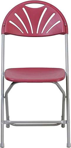 Miniatura 18 de Flash Furniture HERCULES Series - Silla plegable con respaldo de plástico de carbón de 650 libras, 8 unidades Carbón vegetal,Negro