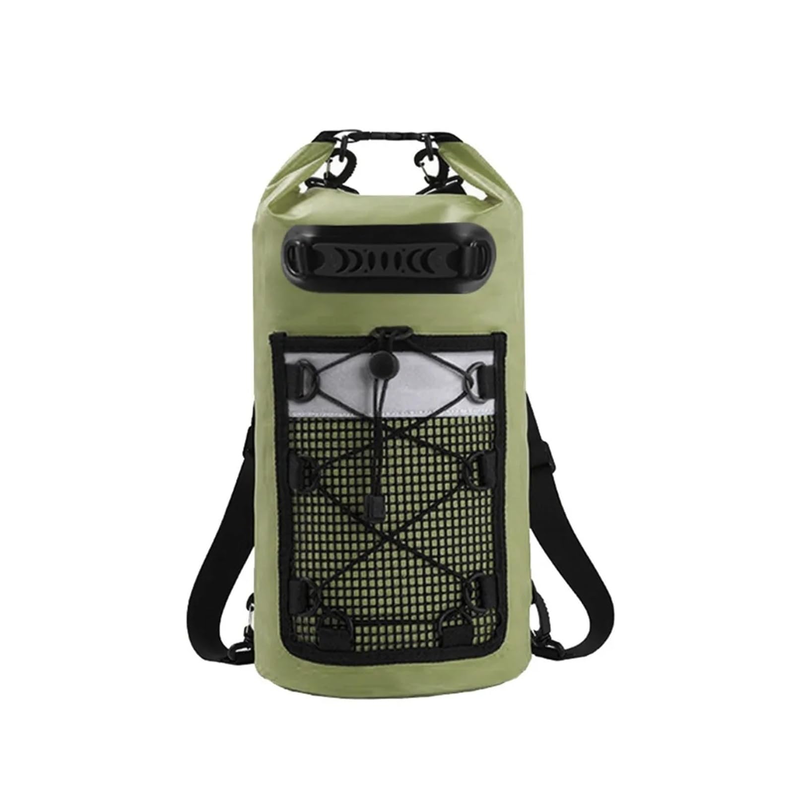 Bolsa Impermeable 10L/20L/30L, Paquete de Gran Capacidad con Correa for el Hombro for Nadar(Green 20L)