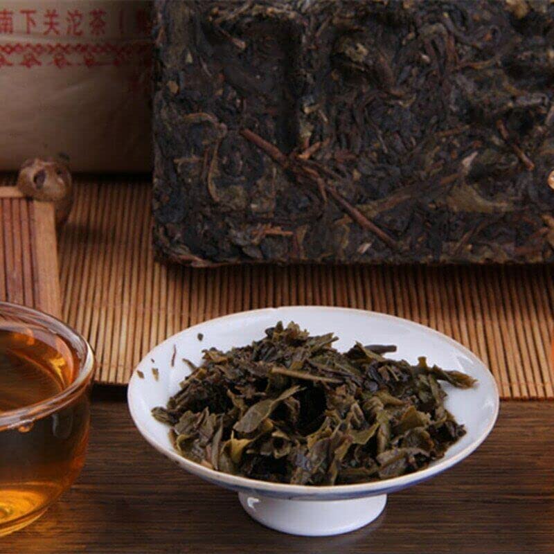 250 g di mattone di tè Puer crudo Xiaguan Baoyan Pu-Erh Xia Guan Flame Tè tibetano (250g)