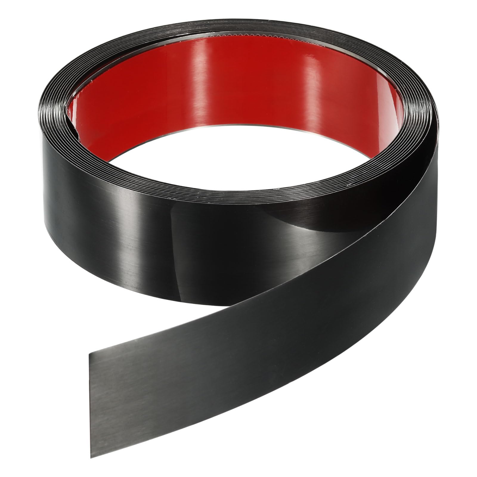 Photo 1 of ***STOCK PHOTO FOR REFERENCE ONLY *** HARFINGTON 16.4ft x 2" Wall Trim Peel and Stick Molding Trim Frame, Self Adhesive Stainless Steel Brushed Finish Metal Strip for Wall Ceiling Floor Cabinet Tile Edge, brushed Black