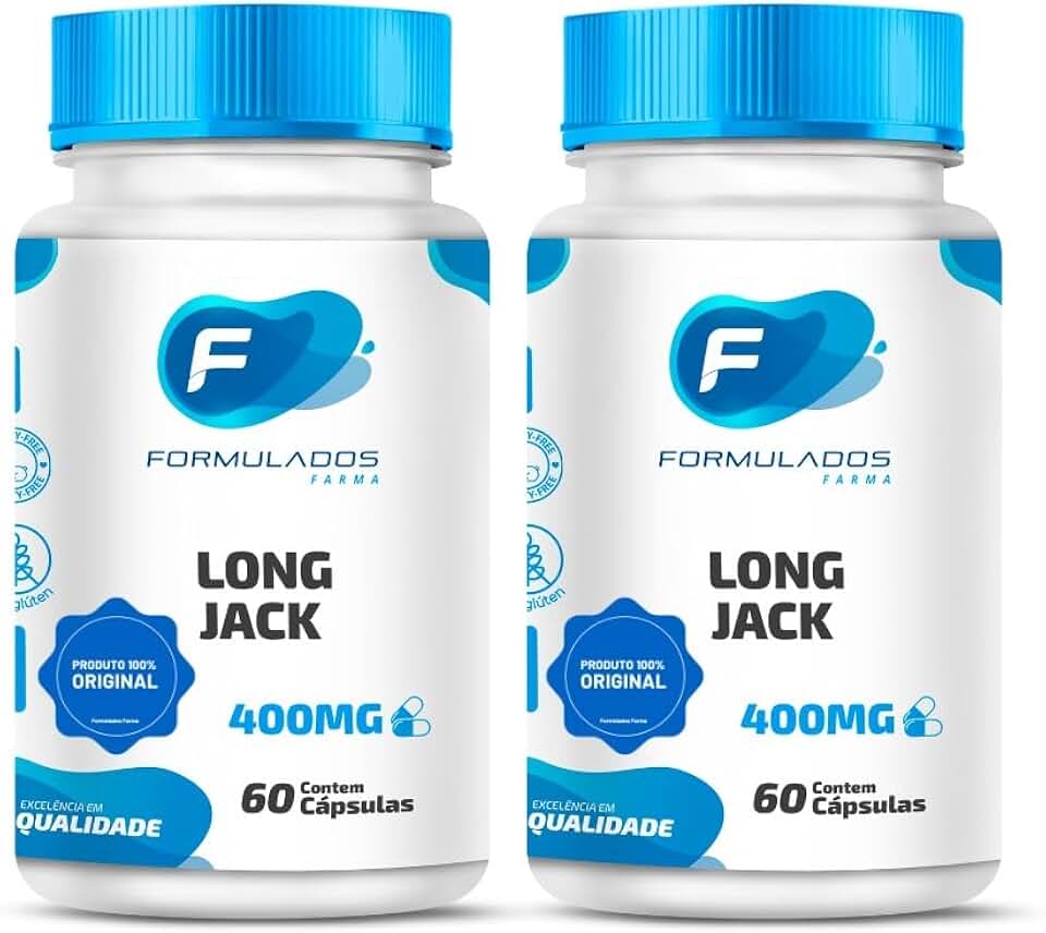 Kit 2 Long Jack 400mg 60 Cápsulas