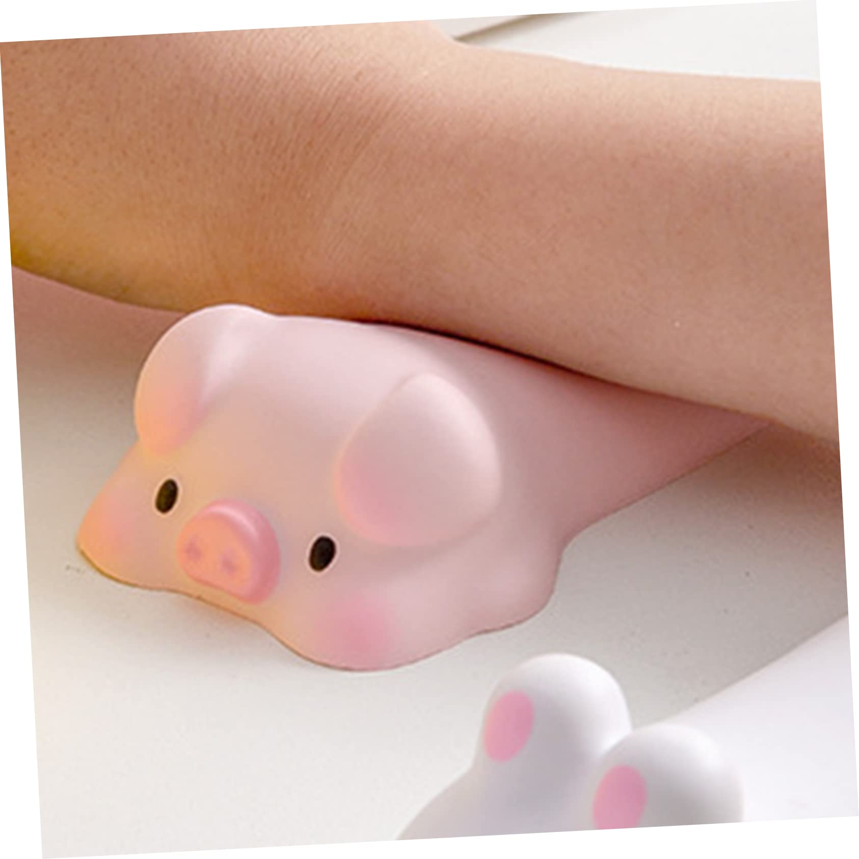 Lurrose 5stücke Kawaii Handauflage Ergonomisches Cartoon Mauspad Für Büro Pinke Schweinchen Handgelenkstütze Leicht Und Für Und Schutz Gegen Handgelenkschmerzen