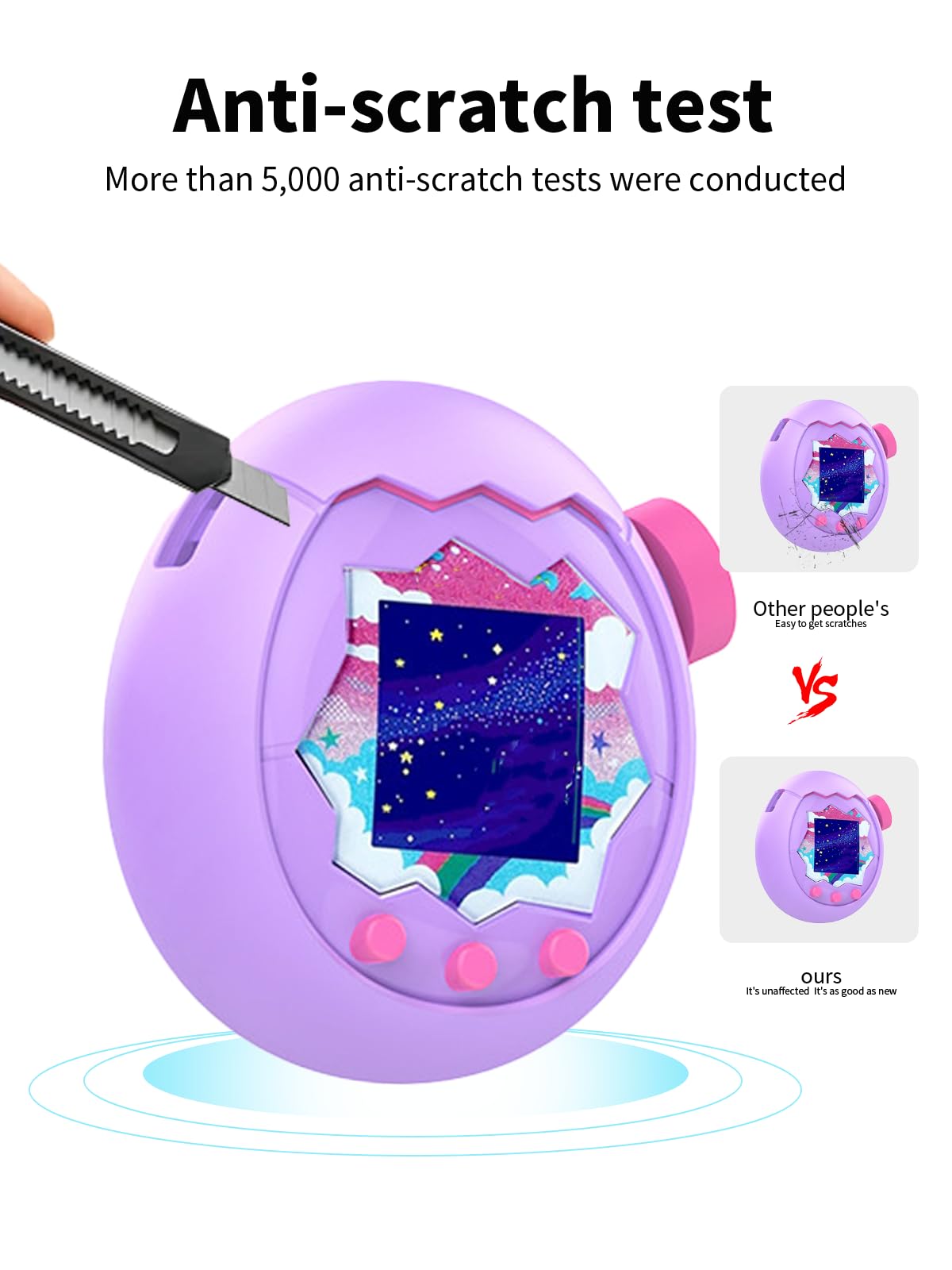 Silikonowe etui ochronne do Tamagotchi Paradise – miękkie etui odporne na upadki, struny i folia ochronna, elektroniczne akcesoria dla zwierząt domowych, ochrona maszyny do gry w Virtual Pet