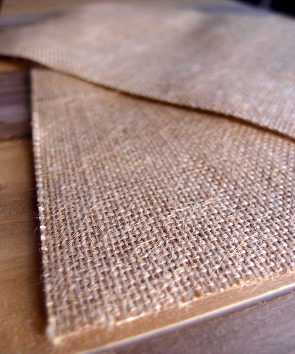 Burlap Craft Sheets (6 Pack) 100% Natural 8.5