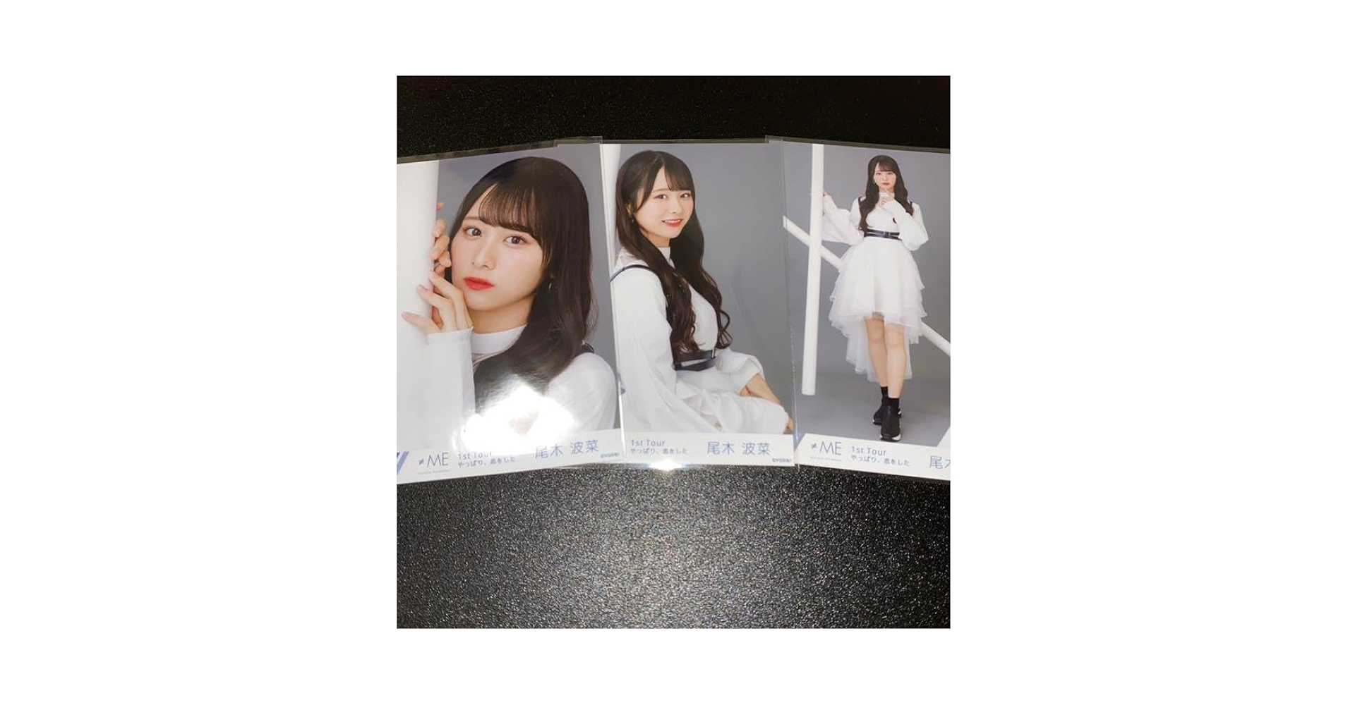 ≠ME 生写真 6周年衣装 尾木波菜 尾木波菜 | ・ 周年コンサートにあわせてエクステをつけました