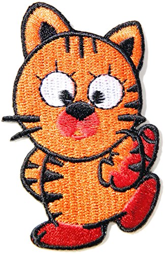 Fat Cat Kitty Kitten Pet Animal Kid Jacket T-shirt Patch Sew Iron on Embroidered Applique Sign Badge Costume Gift by PANICHA