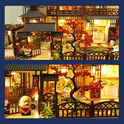 3D-Puzzle DIY Puppenstuben Kit Assembled Miniatur Aus Holz Kabine Handmade Haus Für Mädchen Weihnachten Geburtstag – Bild 5