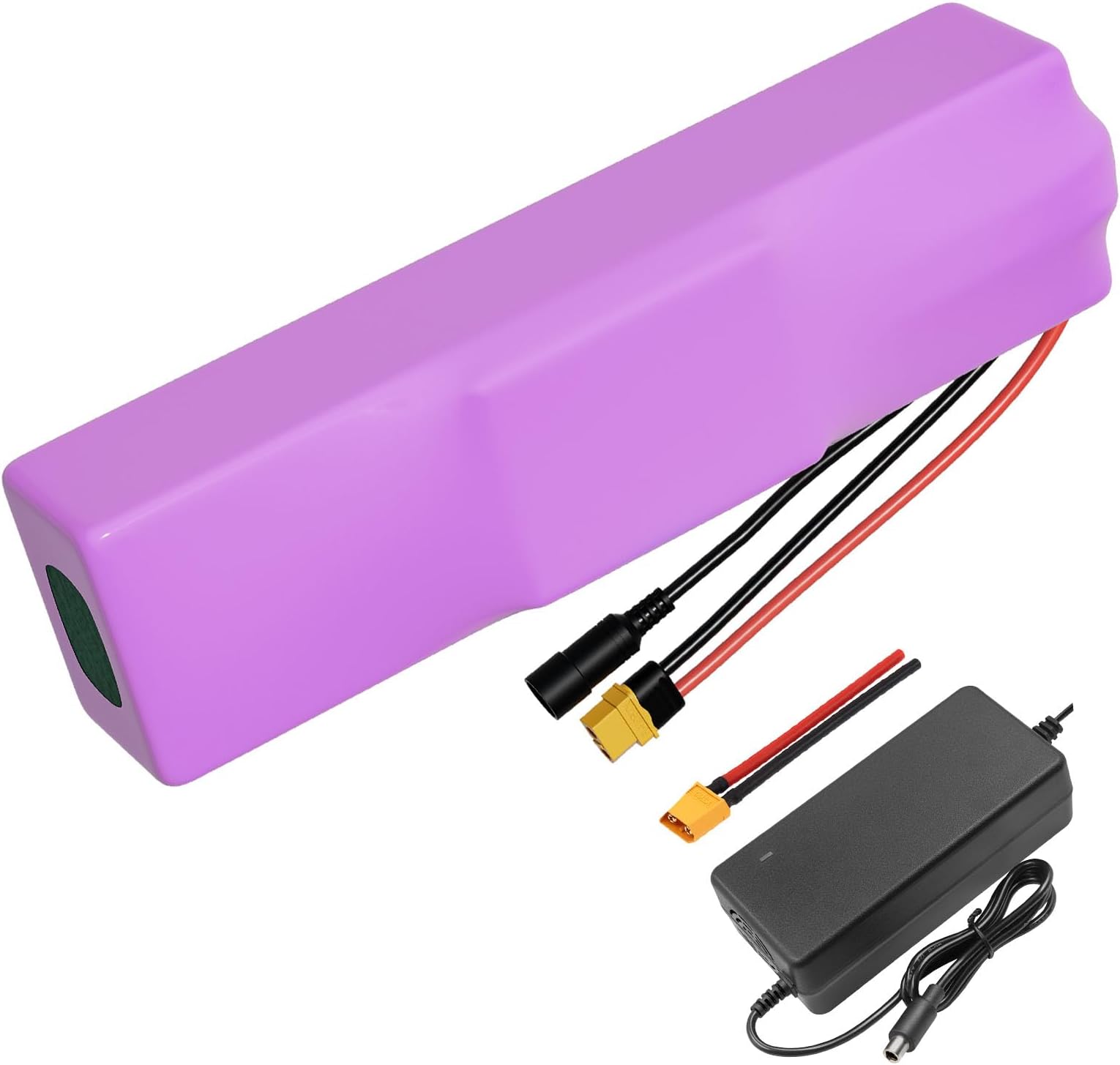 With Charger 7Ah 10S2P 36V Battery E-Bike Electric Bicycle Li-Ion Adjustable 215 x 70 x 50 mm Battery
