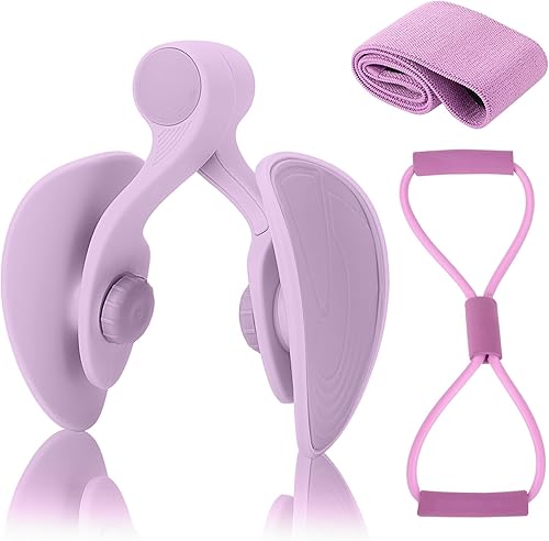 HeIwtyf Máquina de muslos Kegel de rehabilitación posparto Máquina de abducción de cadera interna y externa de muslo, tóner interno de muslo,