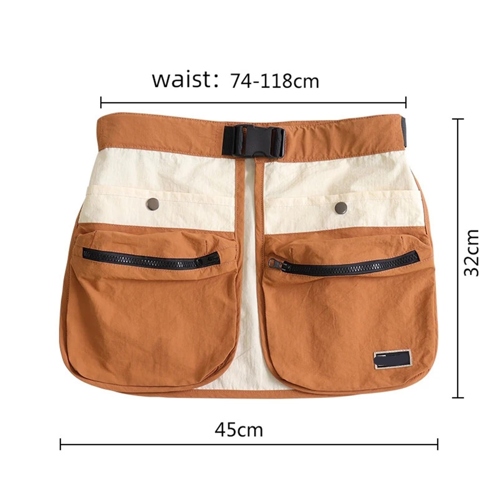 Cinturon Herramientas Medio delantal impermeable con múltiples bolsillos