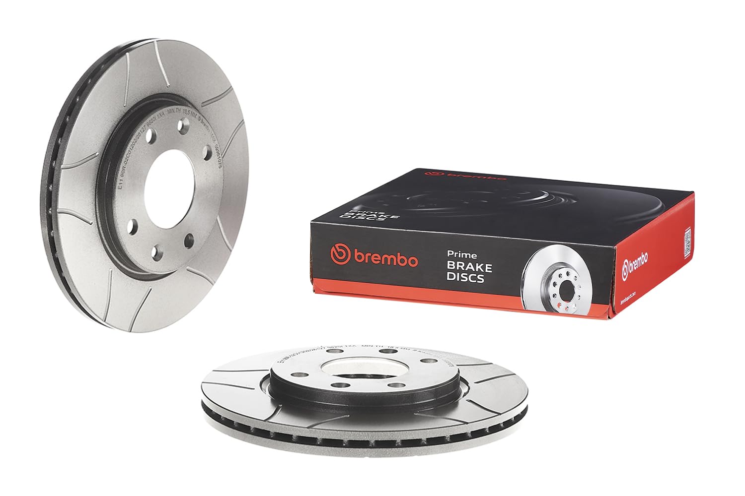 2x BRAKE DISC 09.9610.75 FOR PEUGEOT 206+ 205/Mk/II/Van/Fourgonnette/Hatchback
