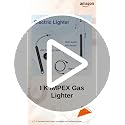 Image of I K IMPEX Gas Lighter for Kitchen Rechargeable Electric Lighter for Stove, Candles, Pooja with USB Charging Port Windproof, USB, 360 Flexible Neck Arc Lighters (Multicolor)