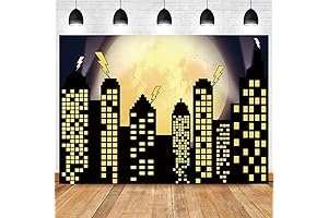 Captivating Superhero City Backdrop for Memorable Photos