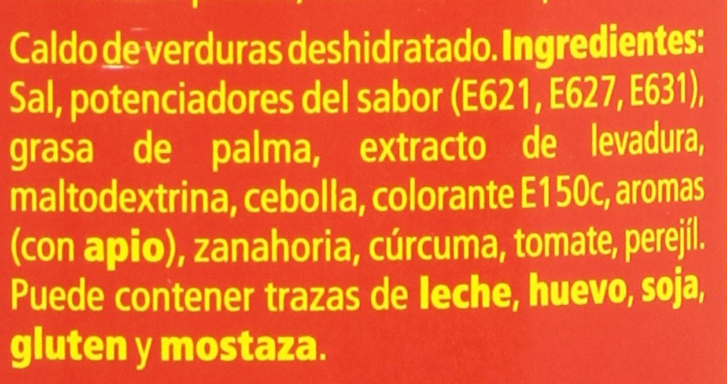 Maggi - Cubitos de verduras deshidratado - 24 cubos - [pack de 4]