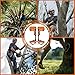 GothicBride Tree Climbing Spikes Set Upgraded Leather Tree Climbing Tool Set with Harness Belt, Adjustable Tree Climbing Spike for Climbers, Logging, Fruit Picking