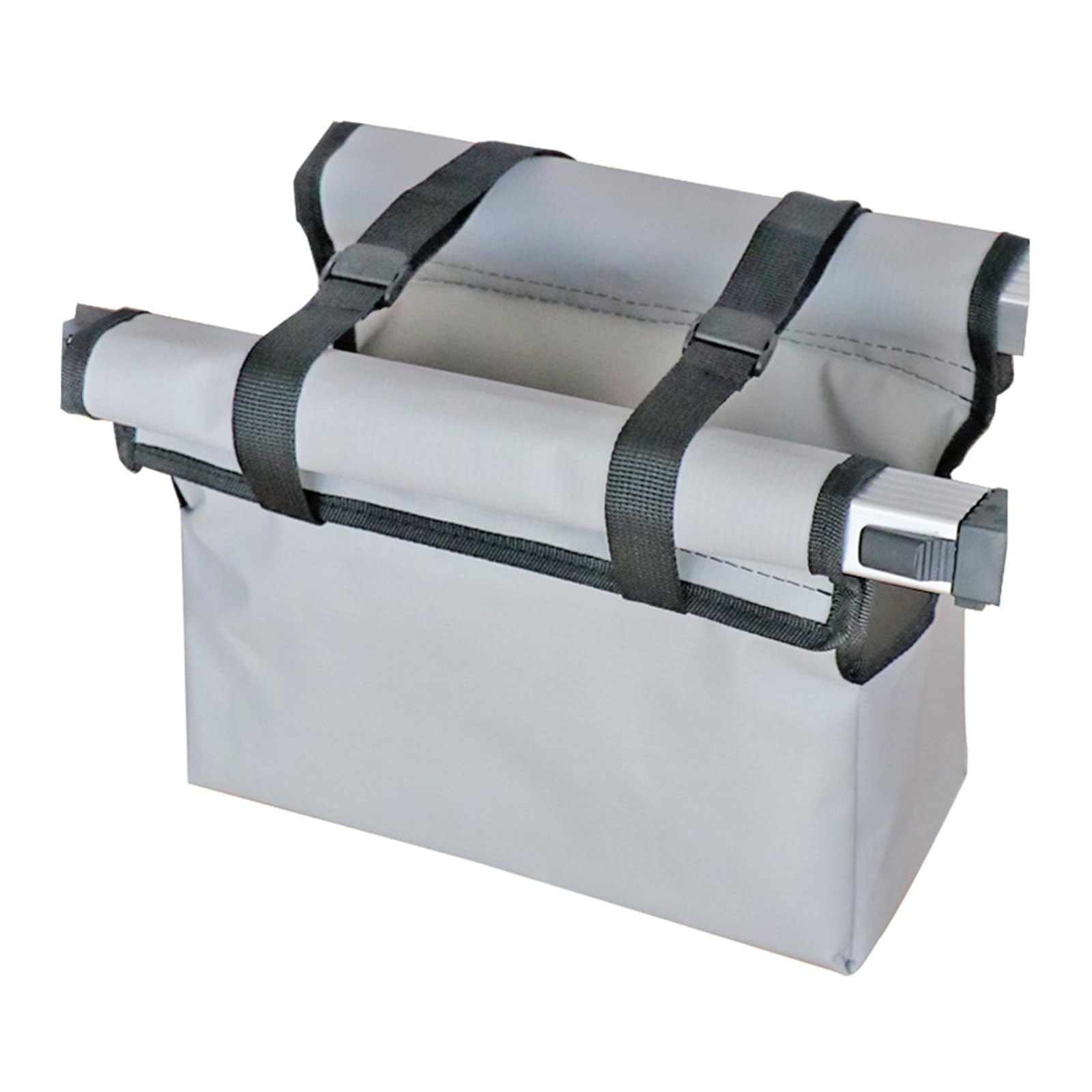 Apglsxy Grey Durability Oxford Fabric Tool Organizers Tool Storage Bag For Folding Ladders With Reinforced Buckles And Handle Ladder Storage Bag