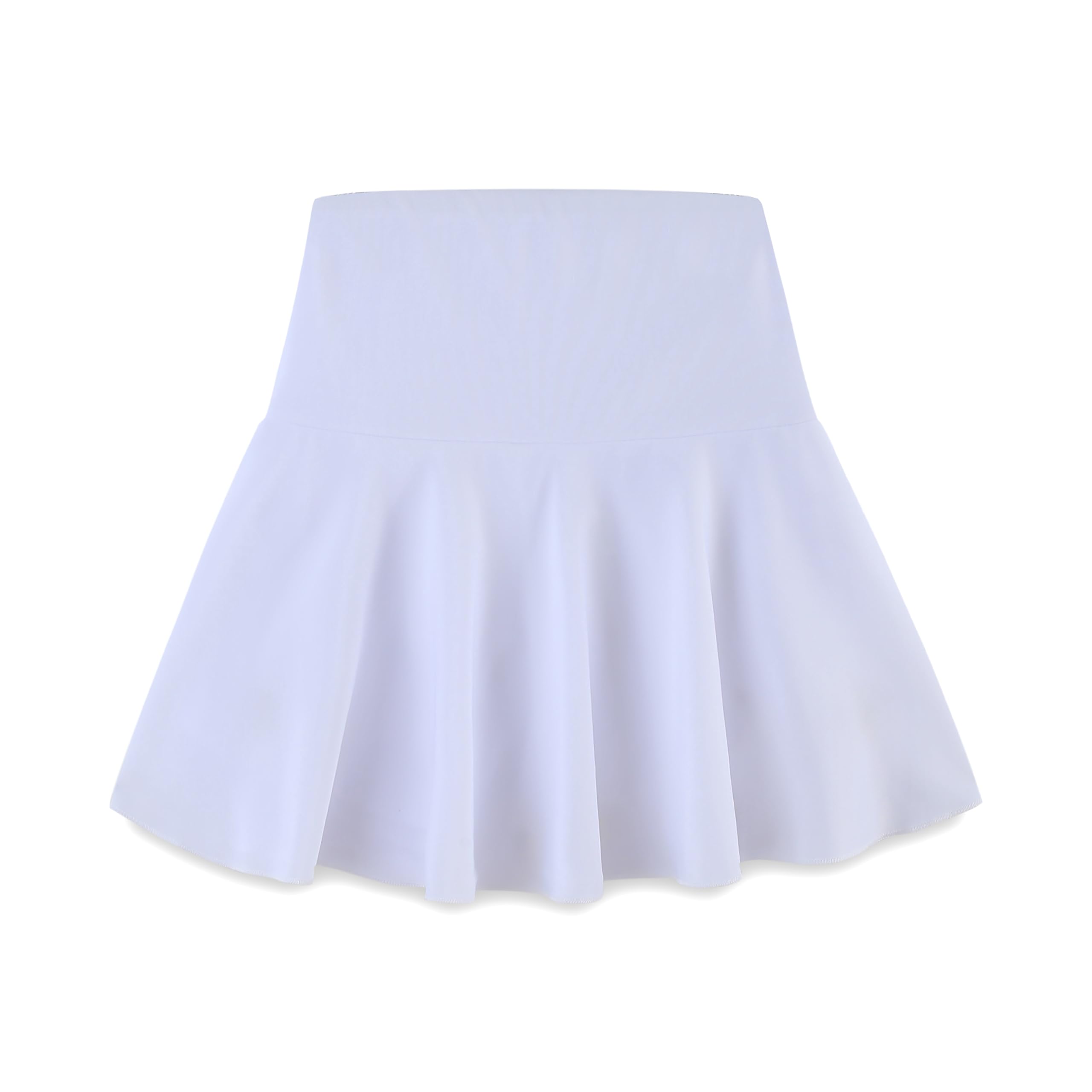 Falda Plisada Corta para Niña Tenis Cintura Alta con Shorts Interior y 2 Bolsillos
