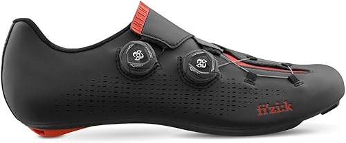 Fizik Zapatillas de ciclismo Infinito R1 Road para hombre - NegroRojo