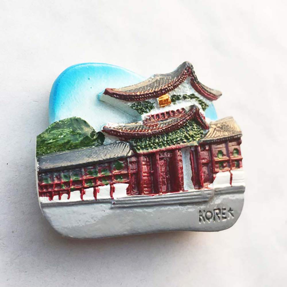 Aimant Réfrigérateur Séoul 3D - Souvenir Corée Fait Main - Décoration Aimant Réfrigérateur Séoul 3D - Souvenir Corée Fait Main - Décoration