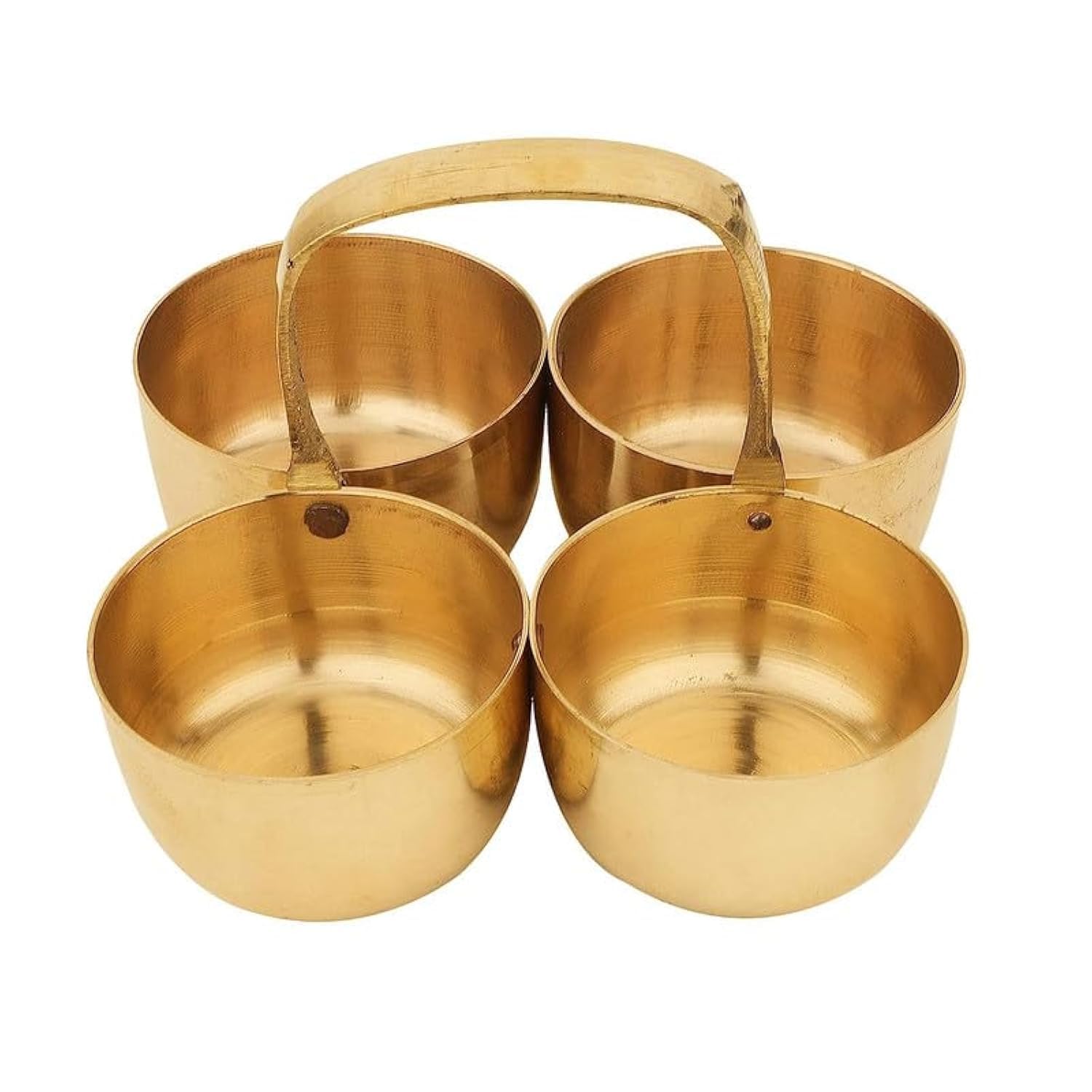 100% Pure Brass Chopda Chandan Roli Chopda, Chawal-Akshat-Haldi, Prashad, Kumkum Box Chopda for Gift and Pooja Decorative Purpose Item