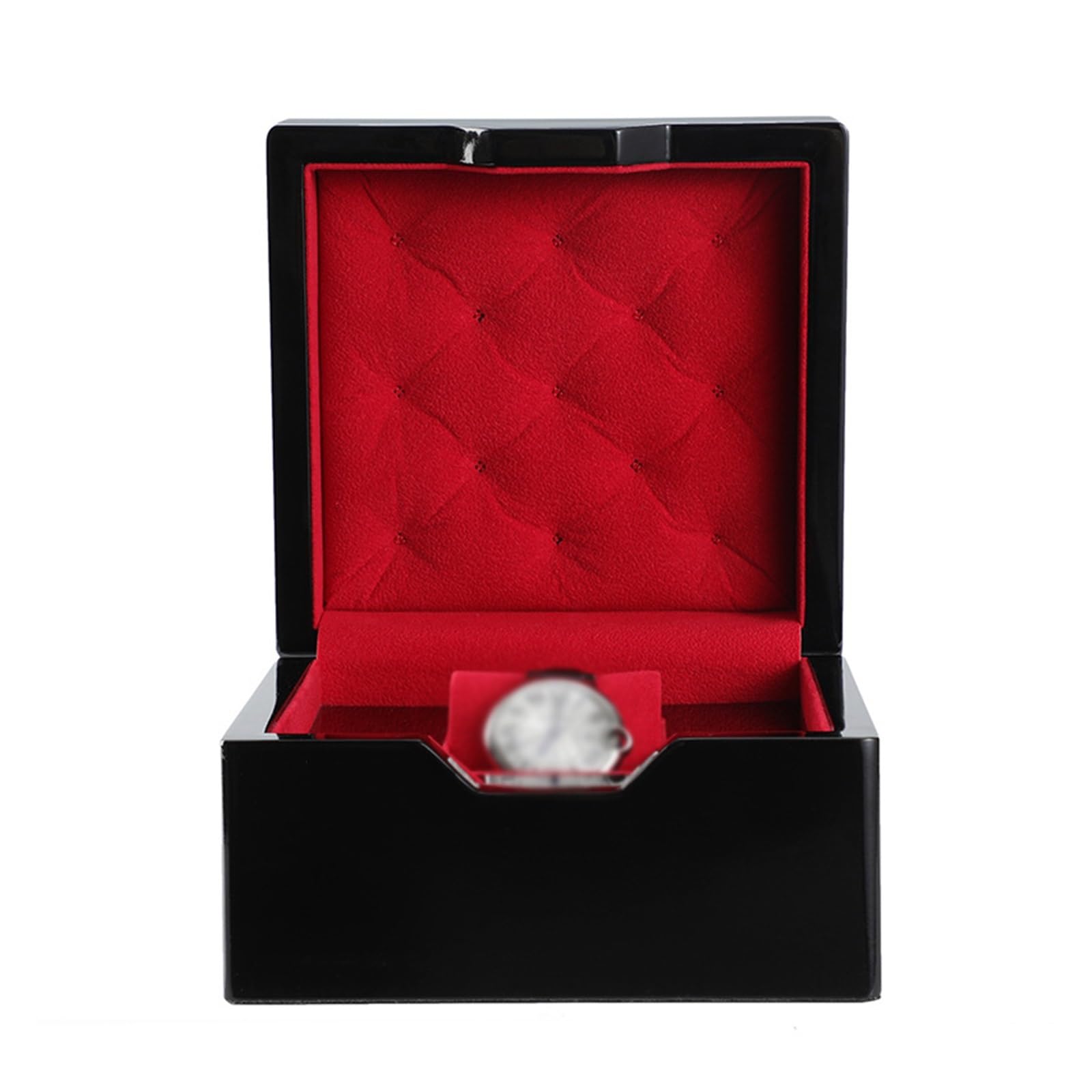 Boîte rangement bijoux bois laqué contre la poussière et les nœuds
