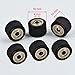 6X Pinch Roller Push Wheel Roll Replacement Compatible with Mimaki Compatible with ROLAND CAMM Graphtec CE5000 120 Liyu Cutting Plotter Vinyl Cutter Feed Rubber Copper ( Color : 6pcs 4x10x16mm )
