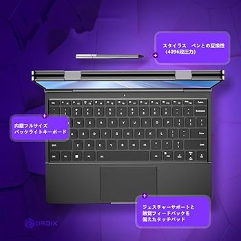 Amazon.co.jp: [セット品] GPD DUO 2画面ノートPC 13.3インチ