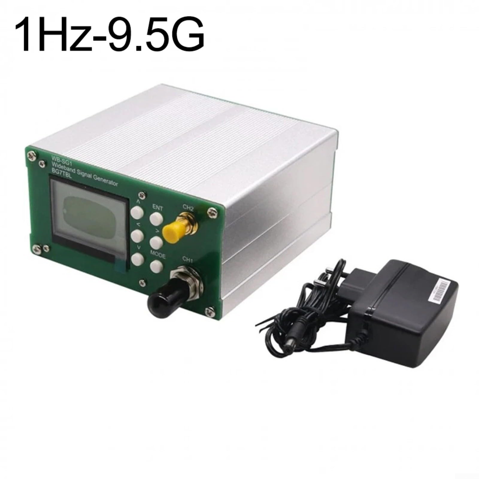 WB-SG1 Generatore di segnale RF 1Hz-15GHz con OCXO, tecnologia DDS, touch screen da 3,5 pollici, modulazione AM/FM/PM, alloggiamento in metallo per laboratorio (1Hz-9.5G)
