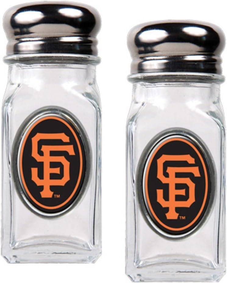 MLB Salt & Pepper Shaker Set with Crystal Coat MLB Team