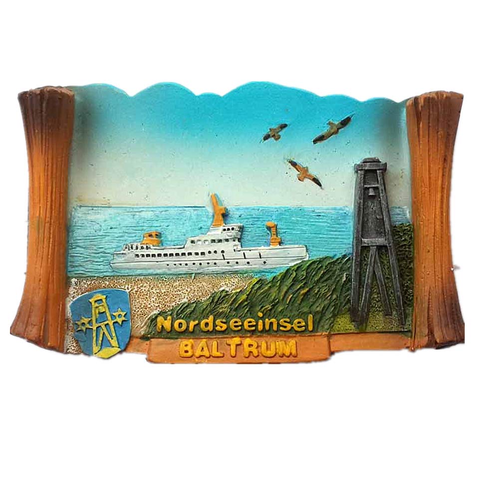 Berlino Germania 3D metallo magnete frigo Souvenir turistico regalo Casa e cucina Decorazione adesivo magnetico Berlino Germania Frigorifero Magnete Collection