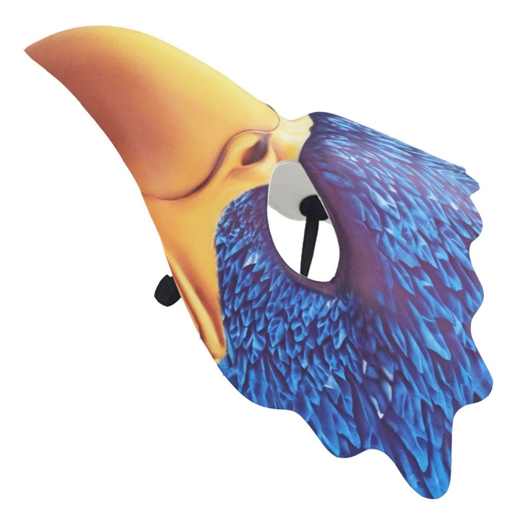 SEWACC 1pc Steampunk Bird Masks Nose Bird Masks Cosplay Leather Steampunk Doctor Beak Horse Mask Leather Nose Beak Halloween Headgear - Image 4