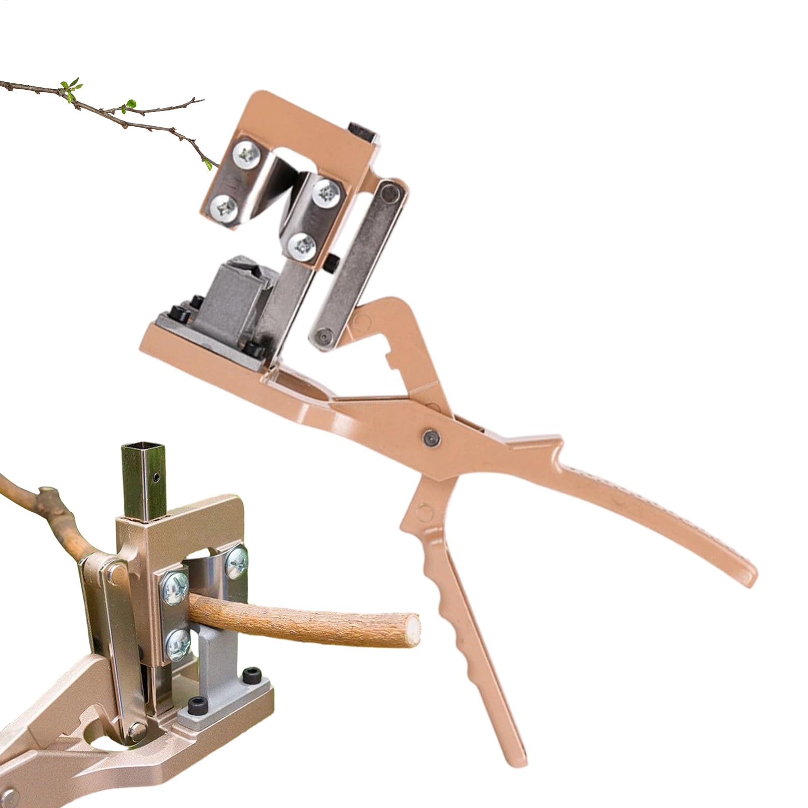 Herramienta Para Injerto De Árboles Frutales - Tijeras De Jardinería De Precisión | Cuchilla de Injerto de Aleación de Aluminio con Mango Antideslizante | Para Poda De Árboles Frutales Viñas Arbustos