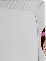 Vista 276 de Ambesonne - Sábana bajera ajustable multicolor, en colores y tres tamaños Azul y gris