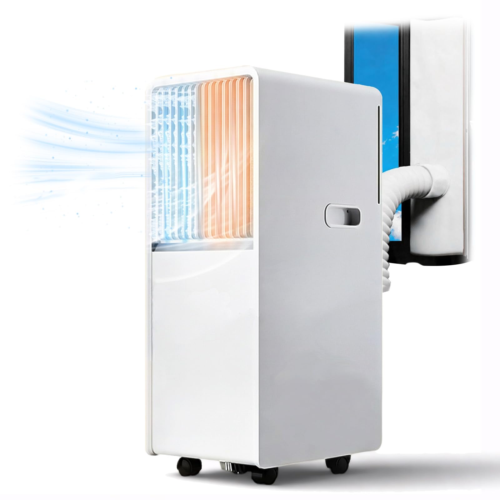 Qqchgol White Portable Air Conditioner 13000 Btu