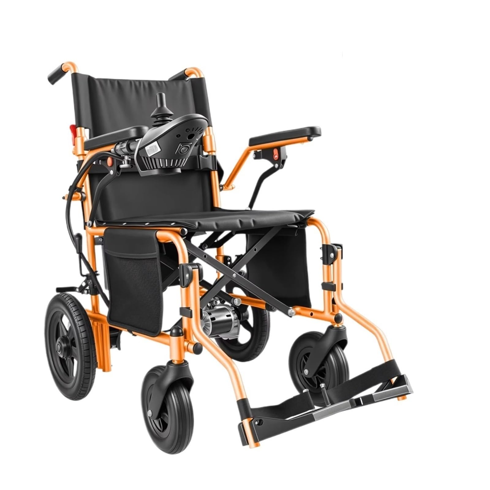 Sedia A Rotelle Elettrica Pieghevole Da 500 W, Carico Massimo Fino A 150 Kg, Batteria Al Litio 13 Ah, Autonomia Di 24 Km Comodo E Facile Da Usare
