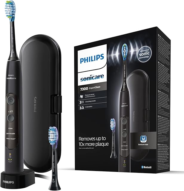 Szczoteczka elektryczna PHILIPS SONICARE HX9601 / 02 ExpertClean 7300 - czarna