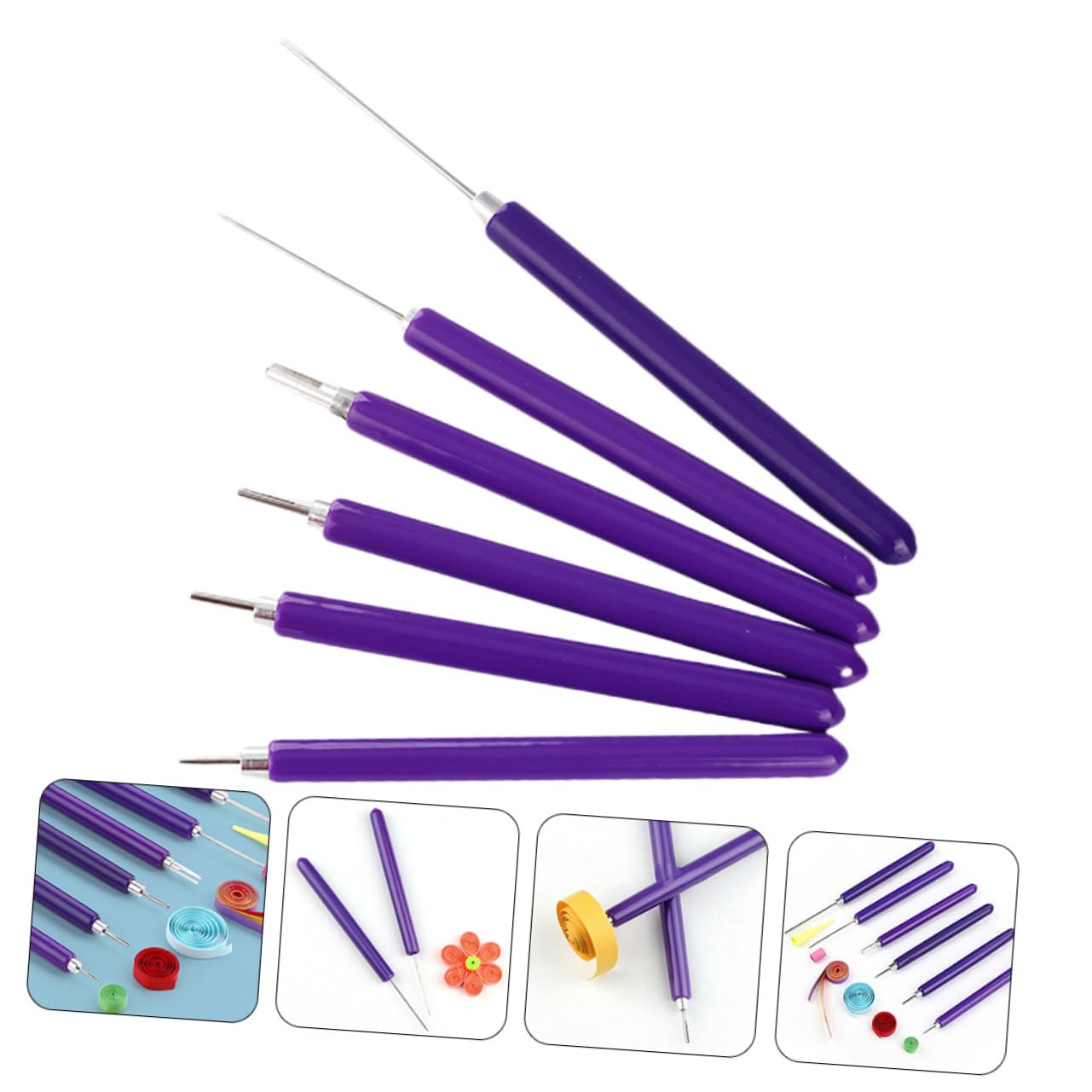 OSALADI 5 Sätze DIY Papier Quilling Stift Teiliges Hochwertiges Zubehör Rostfreiem für Präzises Basteln für Kunstkarten und Projekte für Anfänger und Fortgeschrittene