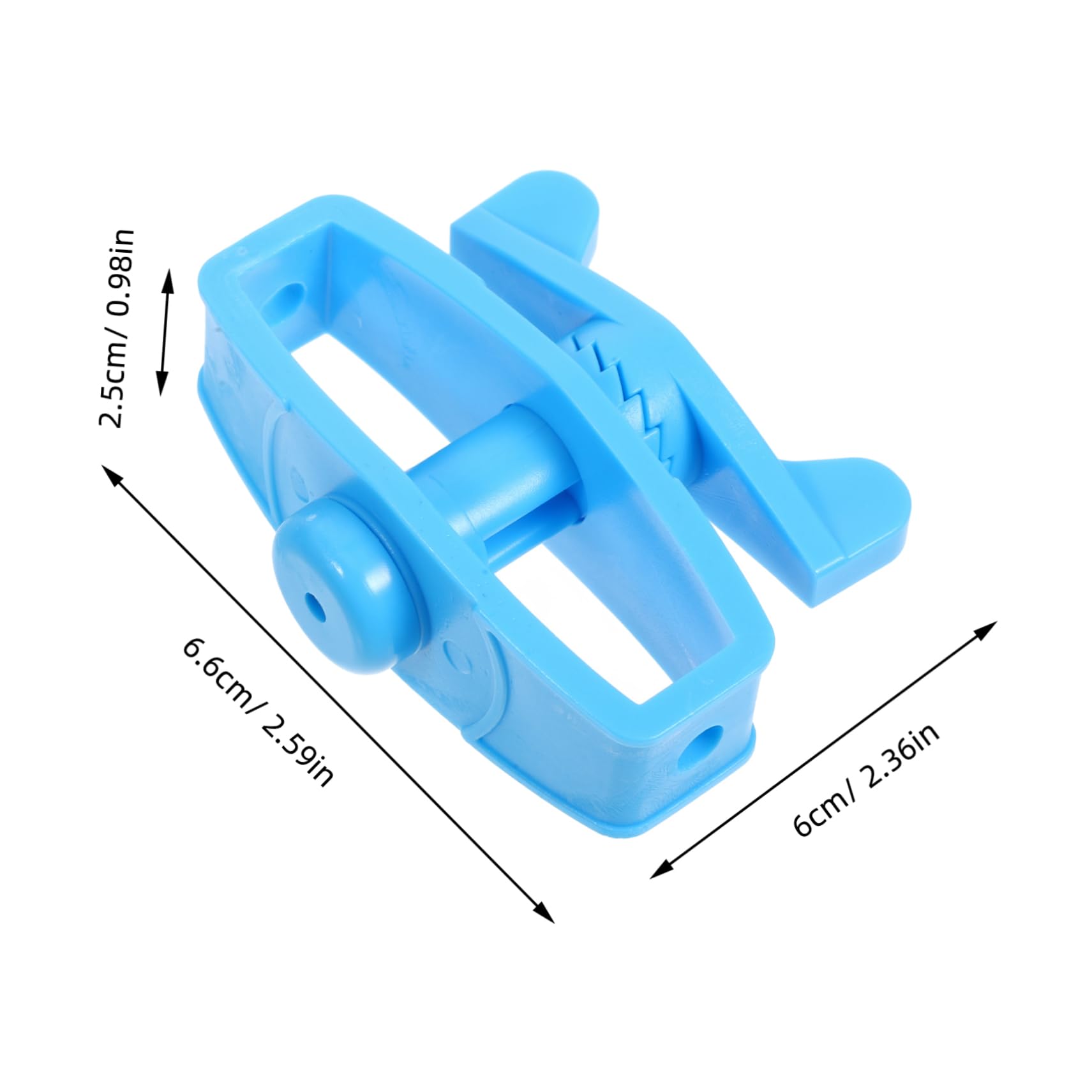 BESPORTBLE 24 Isolatori per Tenditore, Plastico Blu, Resistenti All’usura, Facili da Installare, Accessori per Filo di Recinzione