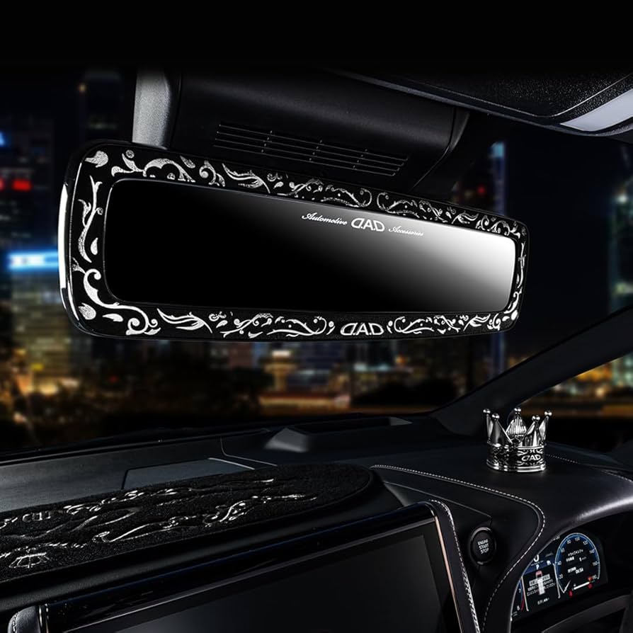 ギャルソンdadミラーカバー DAD ギャルソン ルームミラー ミラーカバー 2点セット - メルカリ