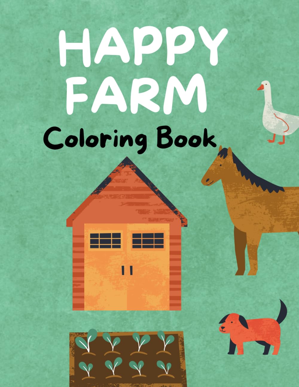 Happy Farm Coloring Book