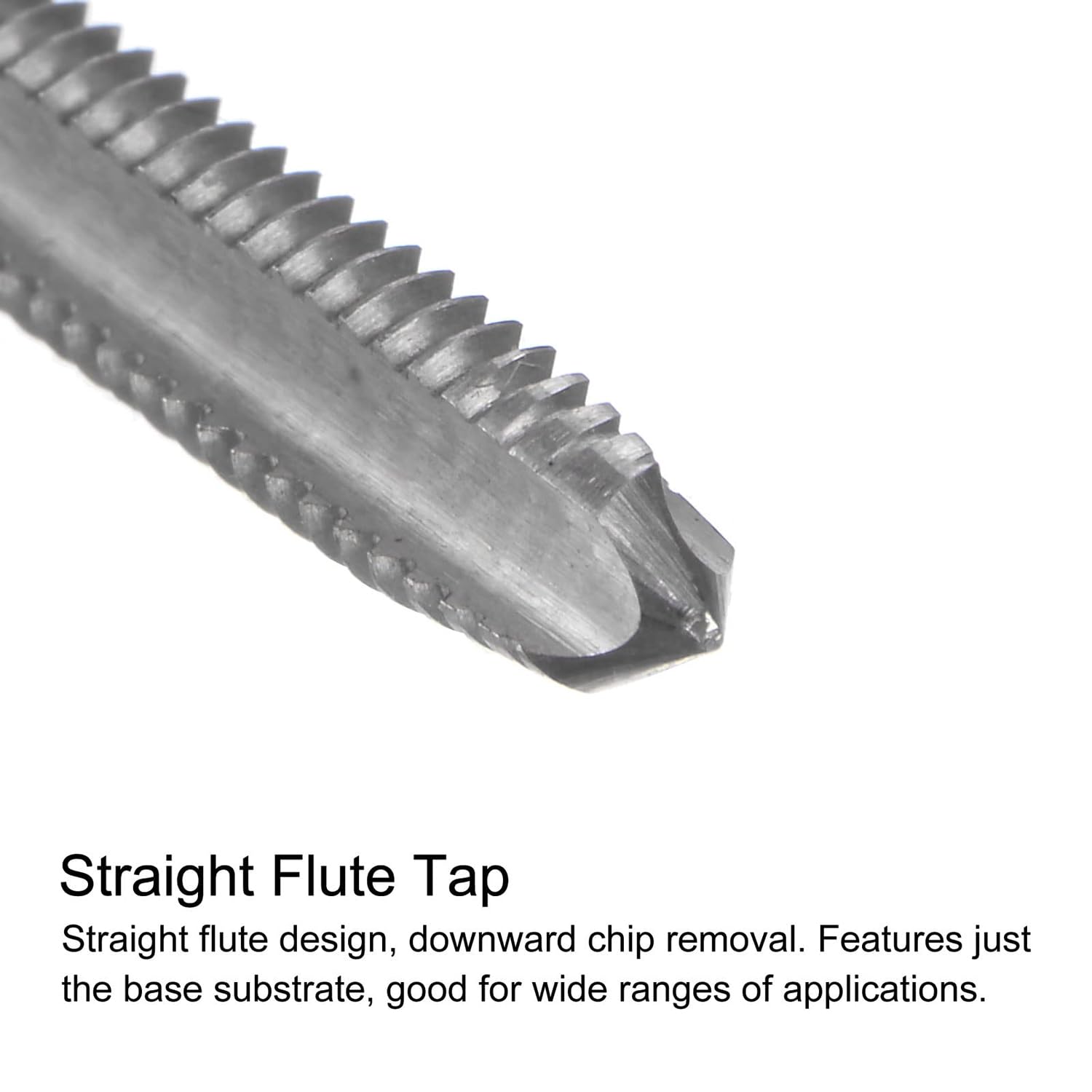 MACHSWON Tap & Bit Sets,M4x0.7 H2 Straight Flute Machine Thread Milling Tap 150mm Extra Long,4mm High Speed Steel (HSS) Twist Drill Bit - Image 3