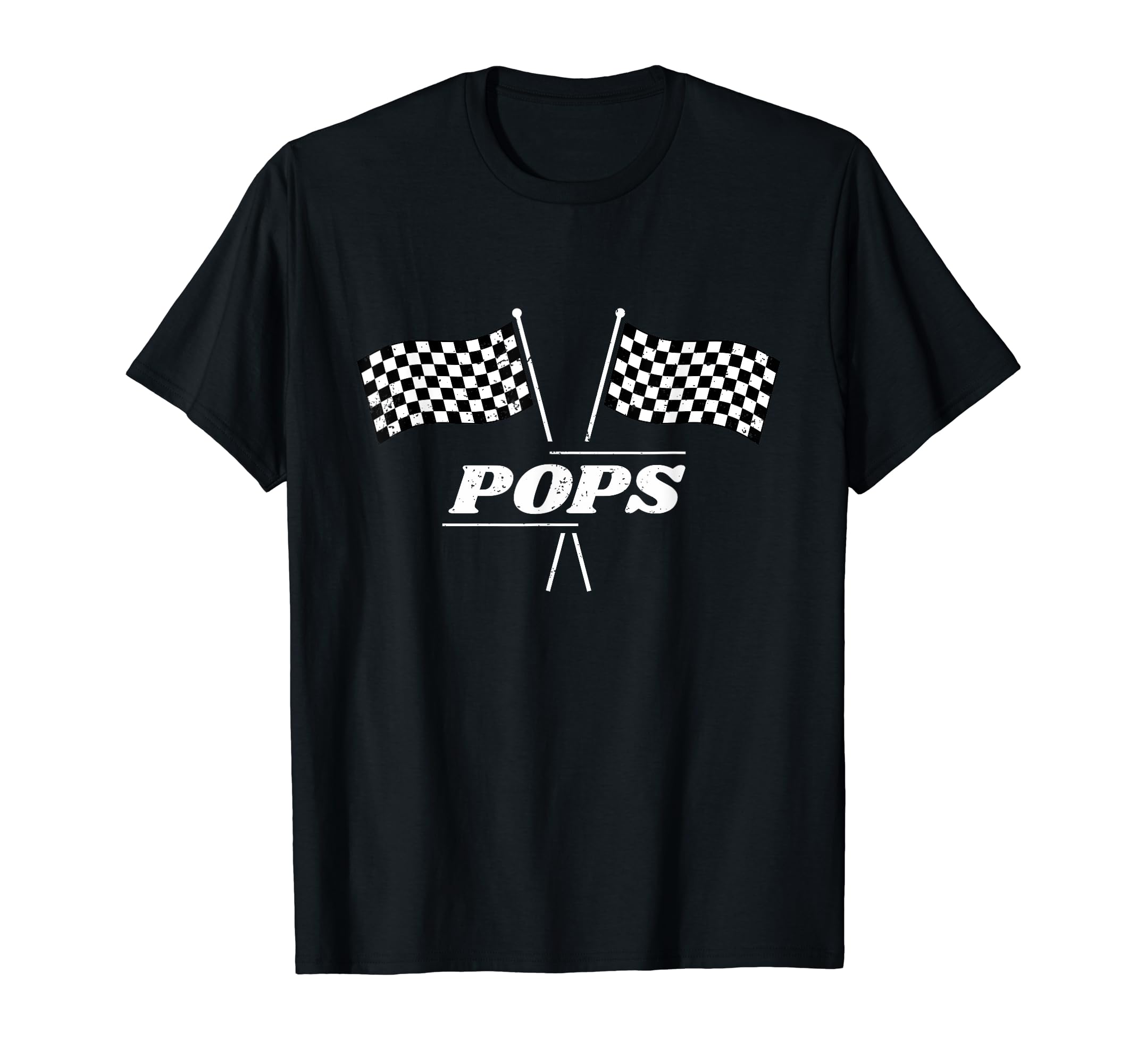 Pit Crew Pops Racing Car Family Matching Birthday Party T-Shirt