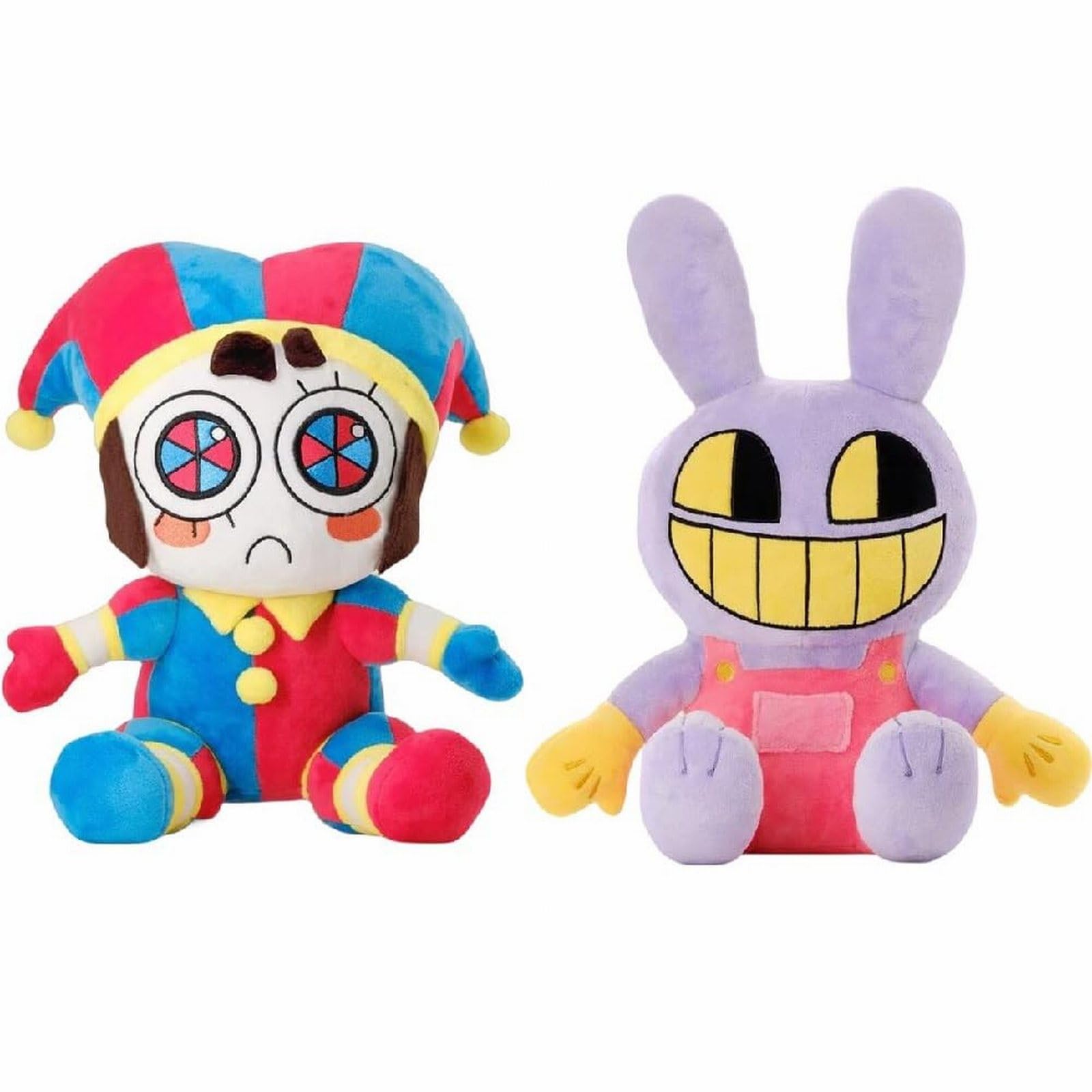 Hazbin Hotels Plush Toy,Cute Hazbin Hotel Merch Stuffed Animals Plush Dolls,Anime Cartoon Collectable Plushies Toy, Husk Vox Figure Throw Pillows for Fans,Gifts for Adult Fans (2PCS, One Size)