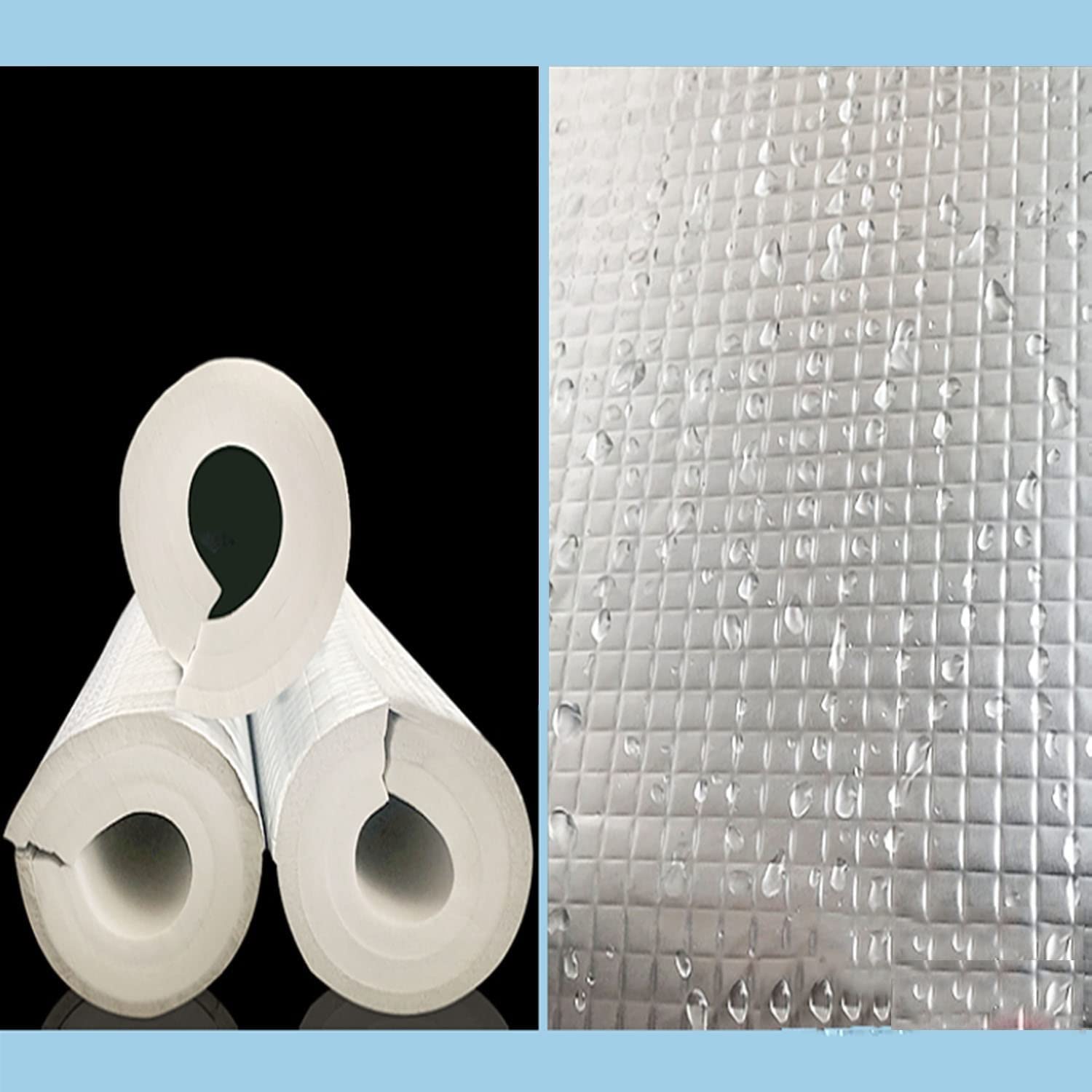 Aislamiento de la tubería de Engrosamiento de la Apertura de Polietileno Autoadhesivo de Aislamiento de tuberías de Agua de Aislamiento Solar de tuberías de Fuego Material de Aislamiento