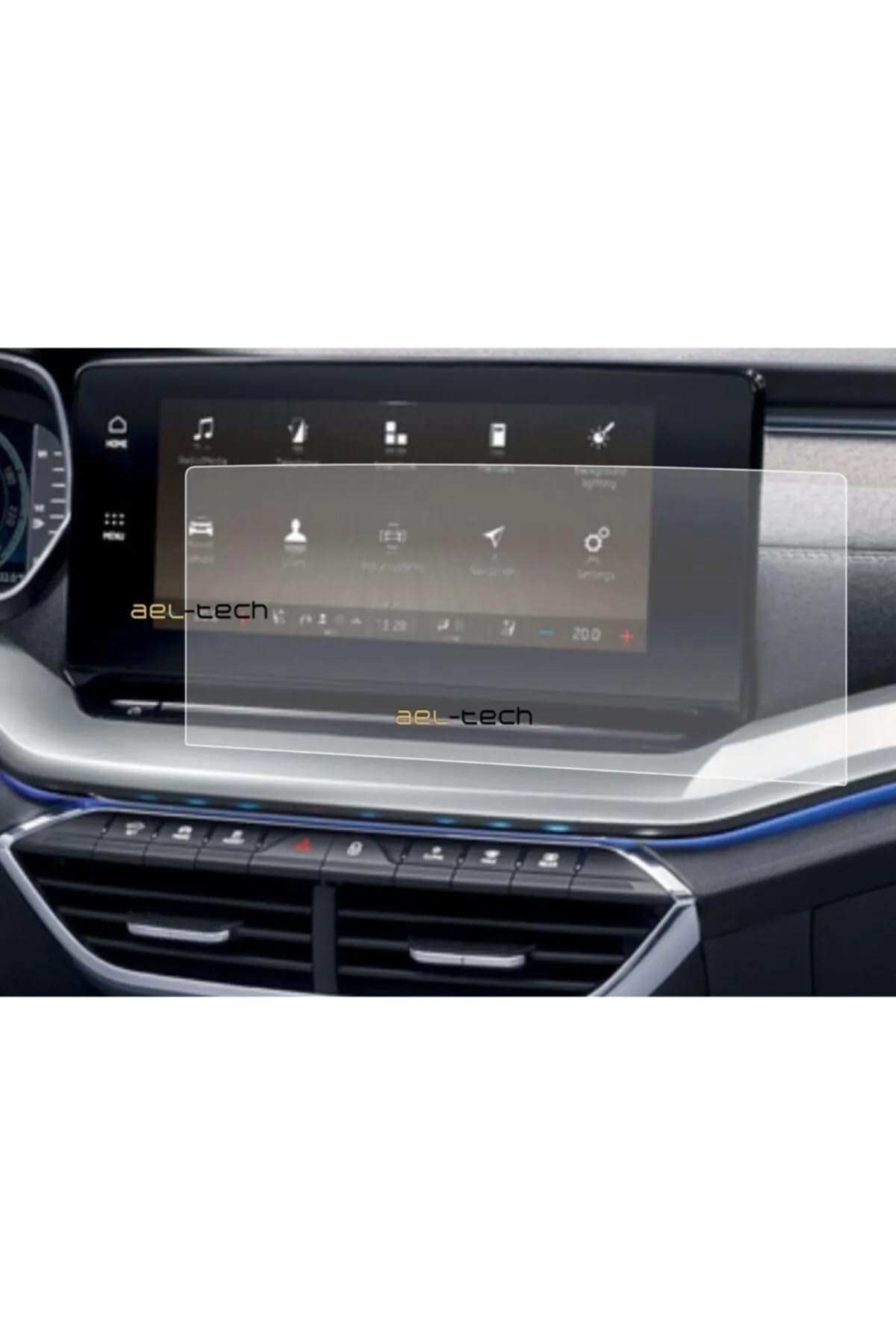 ael-tech Skoda Yeni Octavia 10 Inç Navigasyon Uyumlu Nano Ekran Koruyucu