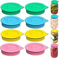 Vista 1 de SOPHICO tapas de fermentación de silicona, tapas superiores de fermentación sin agua para frascos Mason, tapas fermentadoras para encurtidos, Kimchi