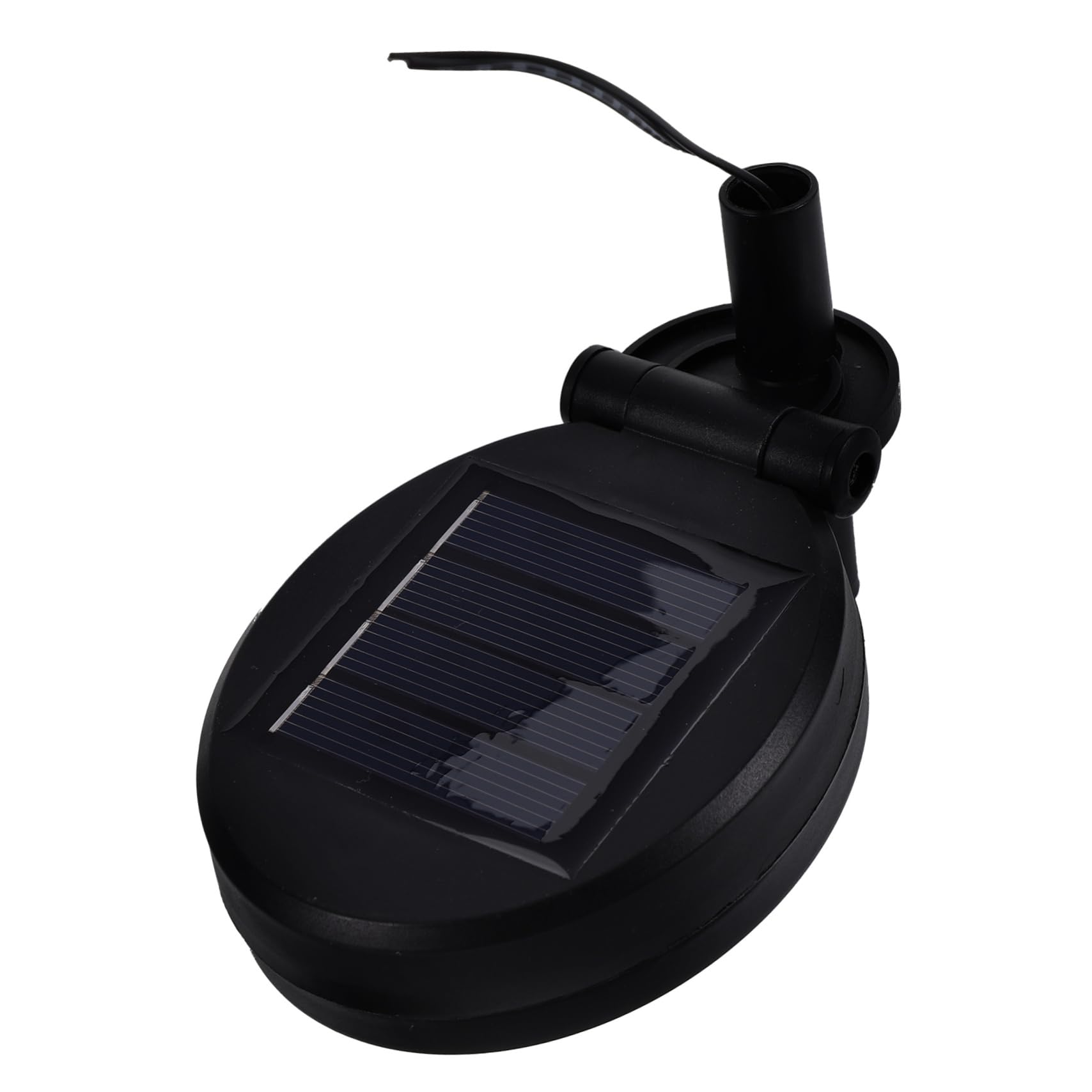 2 Stück Solarpanel Zubehör Solarladegerät aus Edelstahl und Abs Drehbares Ersatzteil für Solarleuchten im Außenbereich für Selbstgemacht und Gartenbeleuchtung
