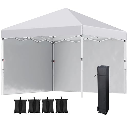 Outsunny Tonnelle de Jardin Pop-up Pliant Barnum réglable en Hauteur