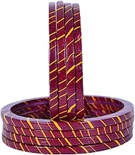 Snehlata Creations Rajasthani Lahariya Lac Bangle Set For Women and Girls | Jaipuri Lakh Chudi Set Of 8 | Lakh Ki Chudiyan/Kangan | Chuda Set